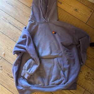 Aviator Nation Purple essentials relaxed hoodie NWT